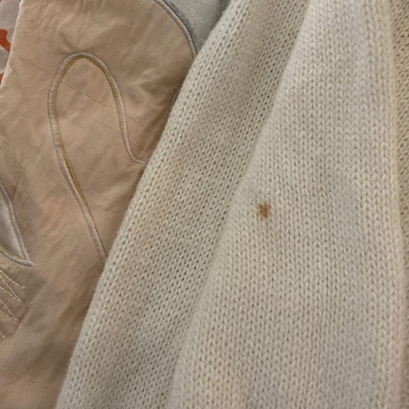 Vintage 80’s I. B. Diffusion ramie silk swan dove. Gold & silver lame. E134 - Picture 6 of 6